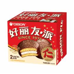 Orion 好丽友 营养早餐点心零食 巧克力派2枚68g