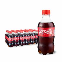 可口可乐 Coca-Cola 汽水 碳酸饮料 300ml*24瓶 