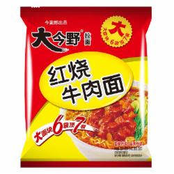 今麦郎方便面大今野拉面红烧牛肉面 24袋