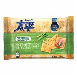 太平 梳打饼干 香葱味 400g苏打饼干咸味饼干零食