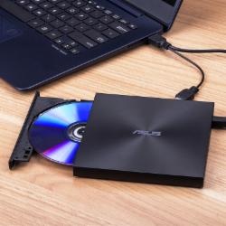 华硕 8倍速 USB2.0 外置DVD刻录机 黑色(SDRW-08U7M-U)