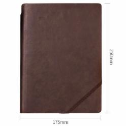 得力 22260 16K 120张大号厚商务笔记本 棕色