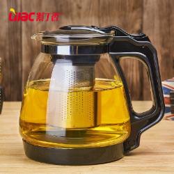 紫丁香 不锈钢过滤网玻璃泡茶壶大容量翻盖一体1.7L 单位/个