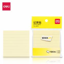 得力 deli 6414 学生横线记事贴小单本装