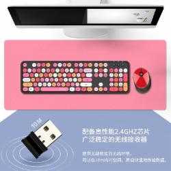 摩天手(Mofii) sweet无线复古朋克键鼠套装 黑色混彩 单位/套