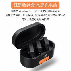 RODE Wireless go无线领夹麦克风II二代一拖二移动充电盒