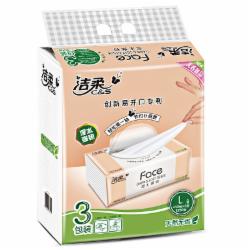 洁柔 PR103-03 150抽3层L号大码 3包/提 单位:提