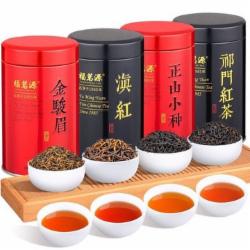 福茗源 四大红茶金骏眉祁门红茶小种红茶滇红茶叶礼盒 500g 单位:盒
