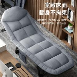 折叠床(奢华款长200cm宽65cm 深灰色和军绿色(升级加粗方管)加收纳袋)