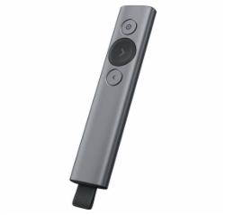 罗技LogitechSpotlight 无线演示器 投影笔 翻页笔 非激光笔 演讲神器 放大聚焦液晶屏可显灰色