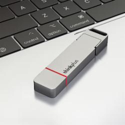 联想thinkplus双接口固态U盘USB3.2/Type-C高速传输U盘金属商务 TU200 Pro1TB