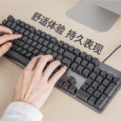 罗技 K845 机械有线键盘 104键 全尺寸 单光 黑色 TTC轴 红轴