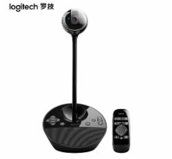 罗技Logitech BCC950 高清商务视频会议摄像头 台式电脑笔记本直播摄像头带麦克风网课 黑色