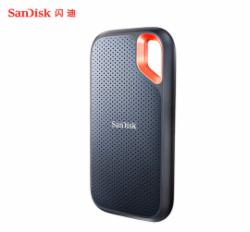 闪迪SanDisk2TB Nvme 移动固态硬盘PSSDE61至尊极速卓越版 ssd 传输速度1050MB/s IP55等级三防保护