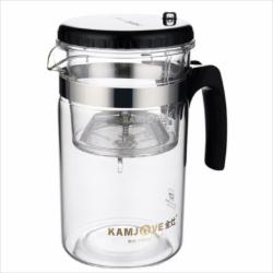 金灶（KAMJOVE）飘逸杯沏茶杯家用内胆过滤 TP-200透色 1L