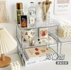透明亚克力置物架三个/组单位：组
