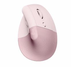 罗技（Logitech）Lift人体工学鼠标 垂直鼠标 小手鼠标 无线蓝牙鼠标 3台设备秒切换 带Logi Bolt接收器 粉色