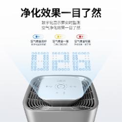 霍尼韦尔 KJ620F-J22S 空气消毒净化器 UV消毒杀菌除甲醛除霾除过敏原智能远程控制 灰色