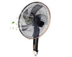 美的（Midea）电风扇落地扇家用五叶大风量轻音低噪卧室公寓客厅遥控立式定时风扇 FS40-13GR