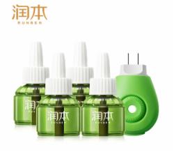 润本电蚊香液无味45ml 4液+1器