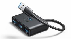 绿联USB3.0分线器扩展坞 高速4口集线器HUB拓展坞线长一米