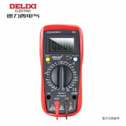 德力西电气 数字万用表防烧式高精度测温仪多用表电流表家用 DEM21